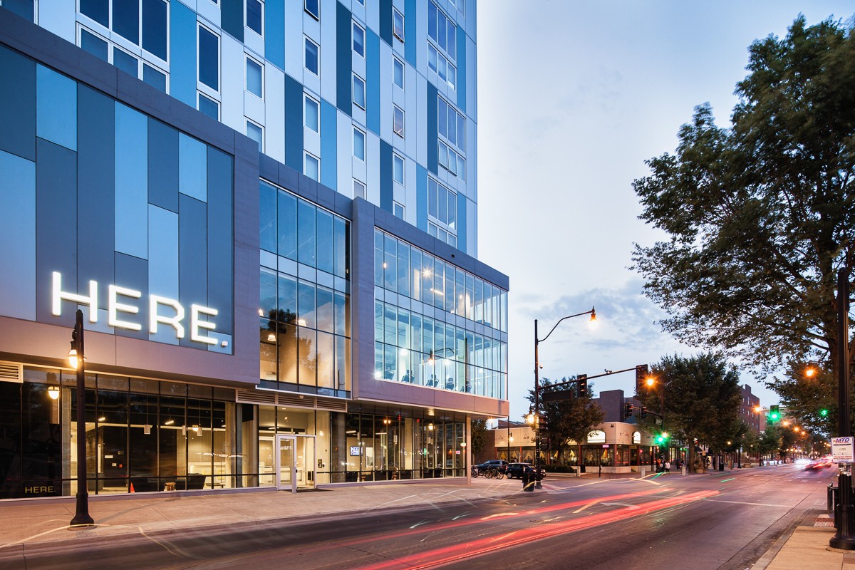 architectural photography, photographer, exterior photography, matt dula, student housing