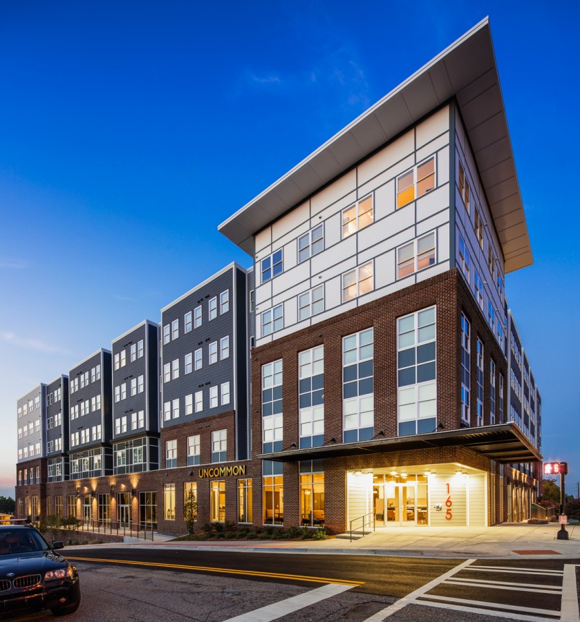 architectural photography, photographer, exterior photography, matt dula, student housing