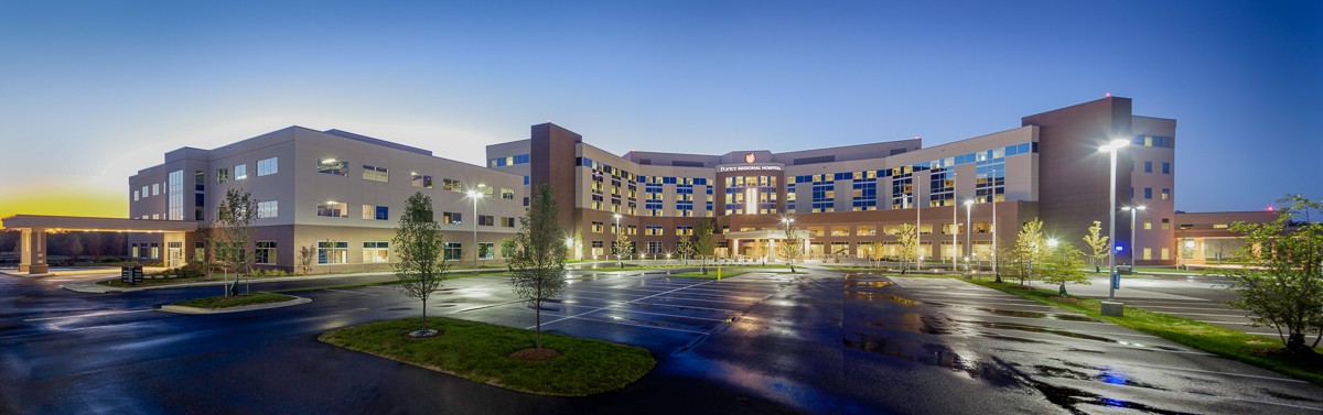 architectural photography, photographer, exterior photography, matt dula, hospital